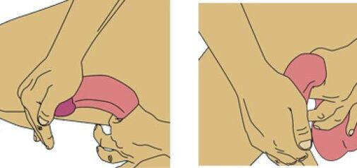 flexionando o pene para aumentar o tamaño